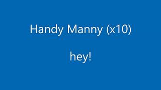 Handy Manny Main Title Theme Lyric Video [upl. by Plossl134]