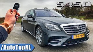 2019 MercedesBenz S Class S450 4Matic Long REVIEW POV Test Drive on AUTOBAHN amp ROAD by AutoTopNL [upl. by Eilatam252]