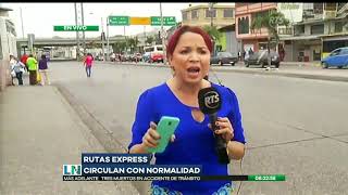 Las rutas exprés circulan con normalidad [upl. by Anelleh337]