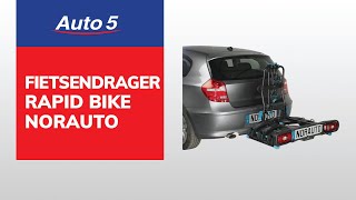 Fietsendrager op trekhaak NORAUTO PREMIUM Rapid Bike voor 23 fietsen Beschikbaar op Auto5be [upl. by Krischer]