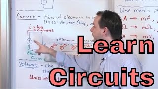 Lesson 1  Voltage Current Resistance Engineering Circuit Analysis [upl. by Lrig]