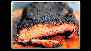 Brisket on the Big Green Egg Franklin BBQ method [upl. by Anitaf]