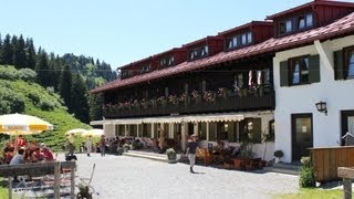 Berggasthof Falkenhütte in OberstaufenSteibis [upl. by Odlavso]