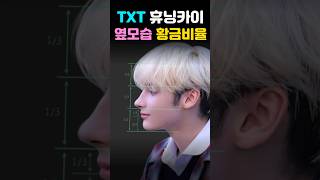 TXT✨️휴닝카이✨️옆모습 황금비율 변신 tomorrowxtogether [upl. by Etnovad]