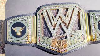 WWE scratch logo world title replica ReStoned by Rafford Designs overview [upl. by Haziza826]