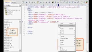EditPlus  Editor HTML  Lección 0001 [upl. by Aynekat881]
