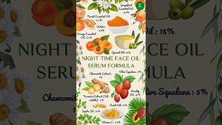 Night time face oil serum formula  Learn Canyon [upl. by Adnuhs]