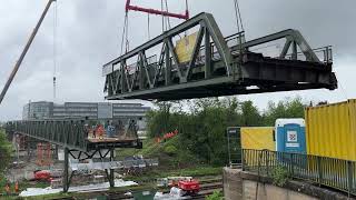 Erster Aushub der Großen Pflugfelder Brücke [upl. by Laurie]