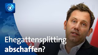 SPDChef Klingbeil schlägt Abschaffung des Ehegattensplittings vor [upl. by Rriocard]