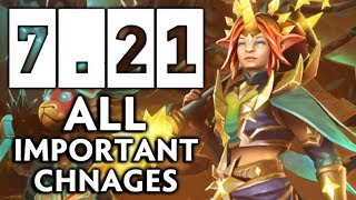 721 Dota BALANCE PATCH — All Important Changes [upl. by Ulrike186]