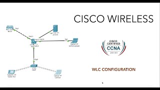 Cisco Wireless WLC configuration  CCNA 200301 [upl. by Atteuqahc896]