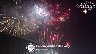 🔴En Direct…Vivez le feu artifice de poisy en HauteSavoie [upl. by Enitsuga580]