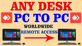 How To Use AnyDesk  AnyDesk Computer To Computer Worldwide Access [upl. by Thilda]