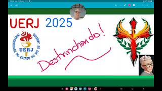 DESTRINCHANDO O VESTIBULAR DA UERJ 2025 como é o vestibular da UERJ [upl. by Furiya]