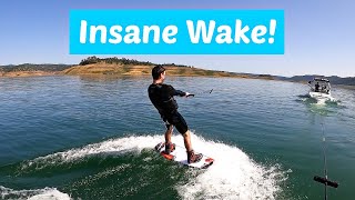 Riding Behind The Best Wakeboard Boat in the World  Wakeboarding with JB ONeill  Centurion Boats [upl. by Llenyar]