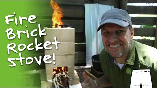 How To Make A Fire Brick Rocket Stove [upl. by Gaw]