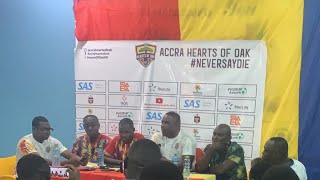 HEARTS OF OAK NCC PRESS CONFERENCE LIVE IN KUMSAI [upl. by Alhahs]