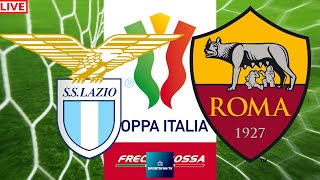 Lazio vs Roma Coppa Italia Soccer Live Game Cast amp Chat [upl. by Hctub]