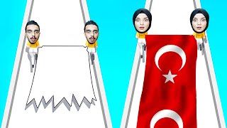 TÜM ÜLKELERİN BAYRAKLARINI BOYADIK  😱 Flag Painters [upl. by Telford258]