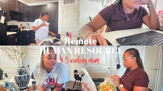 A day in my life as a mom 95 work from home vlog working in human resource  WFH vlog [upl. by Hanas996]