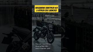 2024 Husqvarna Svartpilen 401 amp Vitpilen 250 launched in India  BikeWale shorts [upl. by Ibloc]