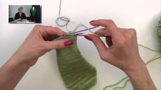 Knitting Help  Reinforcing Sock Toes and Heels [upl. by Kcorb485]