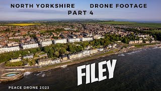 North Yorkshire Drone Footage  Part 4  Filey [upl. by Weintrob]