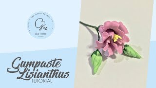 How to make Lisianthus Sugar Flower  Gumpaste Lisianthus [upl. by Russian829]