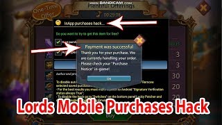 lords mobile purchases packages Hack Working 100  How to get Unlimited Gems [upl. by Colombi365]