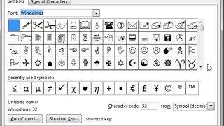 Insert a Symbol or Special Character in Word [upl. by Andre]