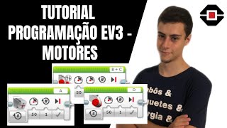 TUTORIAL DE PROGRAMAÇÃO EV3  1 MOTORES [upl. by Farland947]