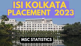 ISI Kolkata MSc statistics Placement Record  ISI placement record 2023 CSE  MSQE  Mathematics [upl. by Ahsilam604]