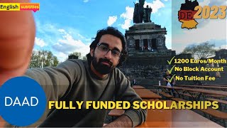 Fully funded DAAD Scholarships in Germany 20232024  Masters amp PhD [upl. by Asilat]