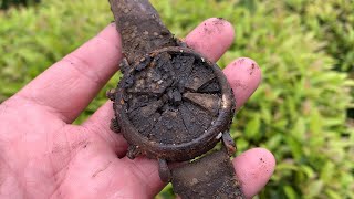 Restoration Old Geneve watch  Restoring Destroyed waterproof watch [upl. by Hsekar37]