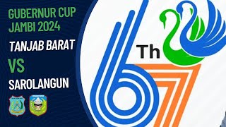 Tanjab Barat 1 vs 0 Sarolangun  PENYISIHAN GRUP GUBERNUR CUP 2024 [upl. by Jedidiah298]