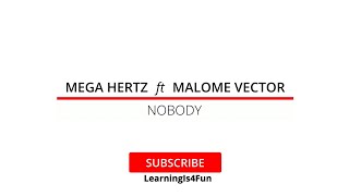 MegaHertz ft Malome Vector  Nobody Short Lyrics Video [upl. by Asille143]