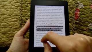 Como funciona o Kindle  navegação em um ebook [upl. by Wake]