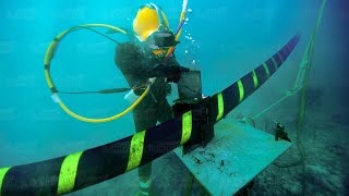 Scary Job of Repairing Million  Cables Underwater [upl. by Romona]