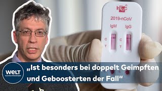 NEGATIV UND ANSTECKEND Darum ist der Test bei Omikron erst so spät positiv  WELT Interview [upl. by Maggi329]