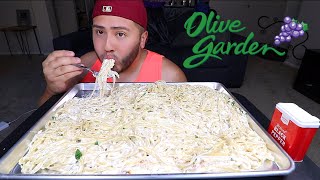 FETTUCCINI ALFREDO MUKBANG [upl. by Atilemrac]