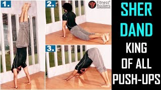 HINDU PUSH UP 1012  शेर दंड Handstand Pushups  Advance Indian push ups amp desi dand baithak [upl. by Clemen]