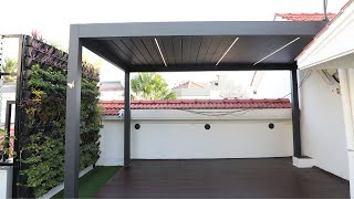 Best Pergola for BalconyTerraceHouse Louvered Aluminum Design [upl. by Jemena154]