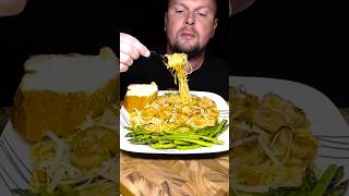 Indulging in Gordon Ramsays Shrimp Capellini  Mukbang  Crazy BURP [upl. by Shana]