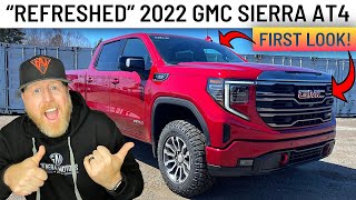 FIRST LOOK “Refreshed” 2022 GMC Sierra AT4 Duramax [upl. by Witty]