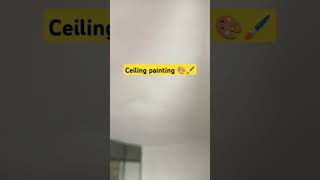 Ceiling painting 🖌️🎨 civilengineering home slab engineering interiordesign latest shorts [upl. by Marti675]