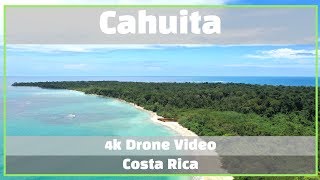 Cahuita National Park Costa Rica by Drone 4K [upl. by Eicam96]