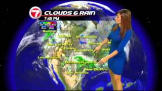 WSVN Weather Julie Durda Blue Dress 1252012 [upl. by Sculley978]