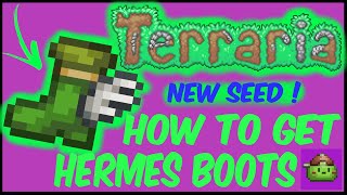 How To Get Hermes Boots New Seed In Terraria 2024  Terraria 1449 [upl. by Emarie]