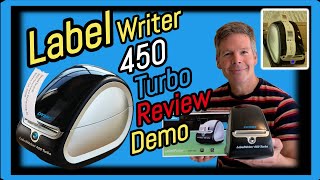 DYMO LabelWriter 450 Turbo Thermal Printer Review And Demonstration [upl. by Gill]