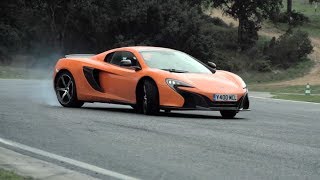 McLaren 650S Track Driving Sliding amp Tech Interview  Chris Harris On Cars [upl. by Ycnalc]